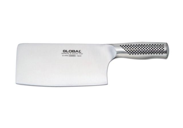 Global G-49/B - 7インチ チョップ＆スライス中華ナイフ/包丁。