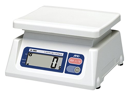A＆D 取引証明用 デジタルはかり SK-1000i-A4 ≪ひょう量:1000g 最小表示:1g(使用範囲:20g~1000g) 皿寸法:230(W)*190(D)mm 検定付:4地域≫