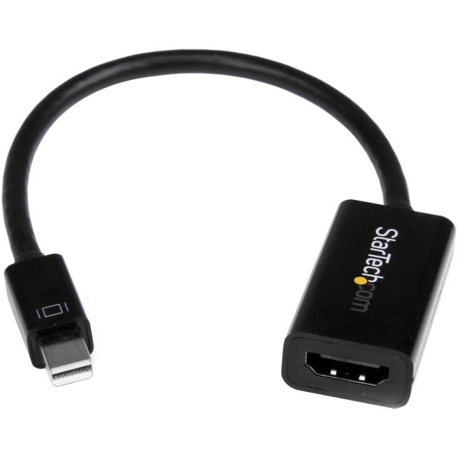 StarTech.com Mini DisplayPort 1.2 - HDMI アクティブ変換アダプタ UltraBook対応 mDP オス - HDMI メス 4K/30Hz MDP2HD4KSの通販は
