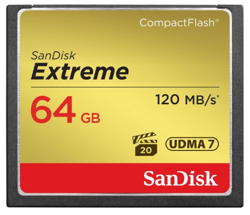 Sandisk ( サンディスク ) 64GB コンパクトフラッシュメモリーカード EXTREME ( 最大読込 120MB/s 最大書込 85MB/s ) SDCFXSB-064G-G46 7,009円