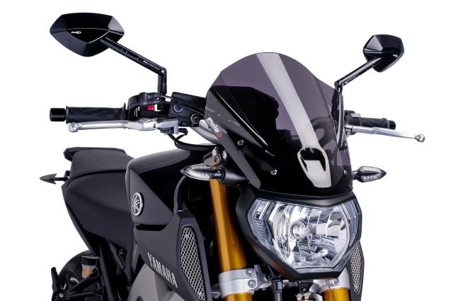 Puig(プーチ) スクリーン(NEW-GENERATION)LONG ダークスモーク YAMAHA MT-09 (13-15) puig-6861Fの通販は 19,872円