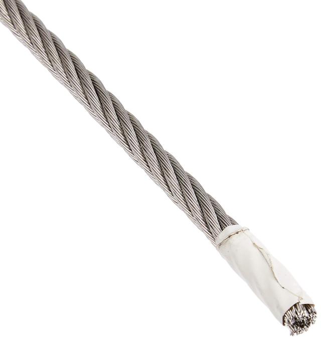 TRUSCO(トラスコ) ステンレスワイヤロープ Φ5.0mm×50m CWS-5S50