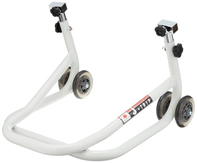 ジェイトリップ(J-TRIP) バイクスタンド ナローローラースタンド(受け金具別) 白 50cc-400cc JT-1052WT メンテナンススタンド