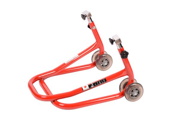 ジェイトリップ(J-TRIP) ナローローラースタンド本体(8-18) 赤 (50~400cc) JT-1052RD メンテナンススタンド