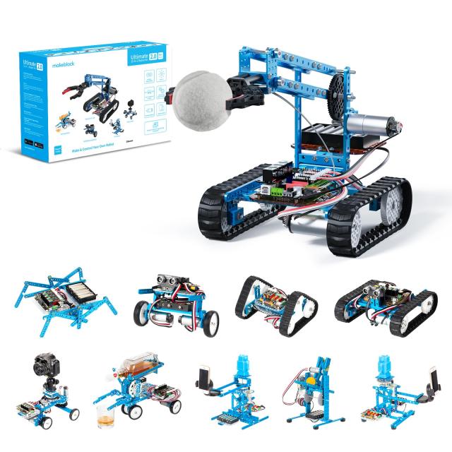 Makeblock mBot Ultimate ロボットアーム 10-in-1 STEM教育 DIYロボットキット Arduino C Python Raspberry Pi スクラッチ 対応 組み立て