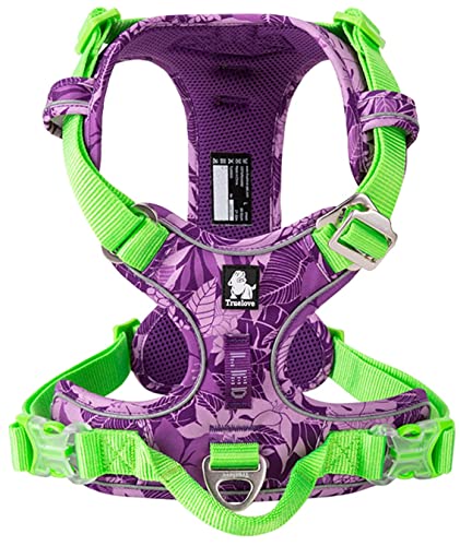 cocomall TRUE LOVE専門販売店 2020新型 犬用ハーネス 犬用胴輪 ドッグ ペット用品 ハーネス 3M反射材料 訓練 ナイロン製 小型犬、中型犬の通販は