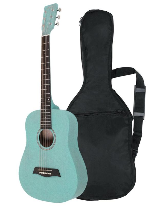 S.Yairi ヤイリ ミニアコースティックギター (ミニギター) Compact Acoustic Series YM-02/UBL ライトブルー [ソフトケース付属] 右利き