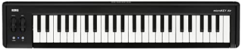 KORG （コルグ） ワイヤレス MIDI キーボード コントローラー Bluetooth DTM プラグイン付属 microKEY2 Air （マイクロキー・エアー） 49