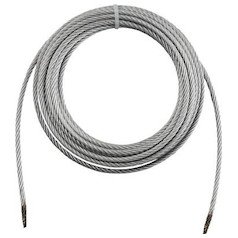 TRUSCO(トラスコ) 手動ウインチ用ワイヤーΦ12×20M用(切りっ放し) WW1220