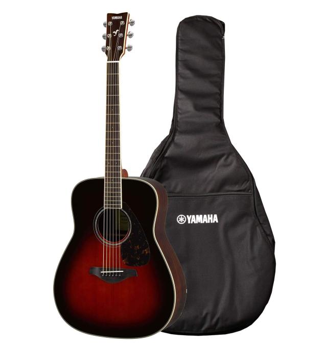 ヤマハ YAMAHA アコースティックギター FG SERIES タバコブラウンサンバースト FG830TBS 裏・側板にローズウッドを採用 芯のある明快なサ