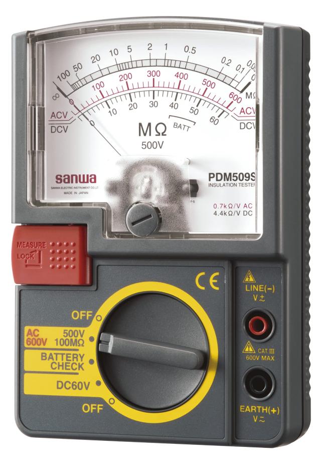 三和電気計器 絶縁抵抗計 PDM-509S