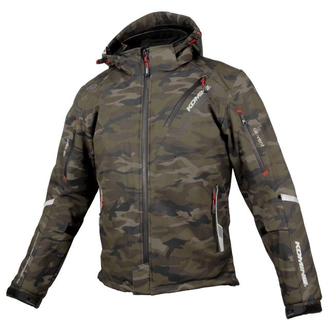 [KOMINE] バイク用 プロテクトソフトシェルウィンターパーカ-イフ JK-579 1066 秋冬春向け 防寒 CE規格レベル2 CE規格 ストレッチ素材 防