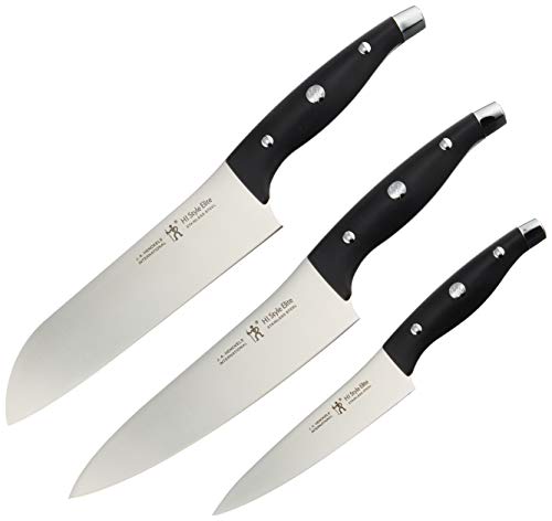ツヴィリングJ.A.ヘンケルスジャパン(Zwilling J.A.Henckels Japan) 「 HIスタイル エリート三徳 / 洋包丁 ペティ 3pcsセット ブラック