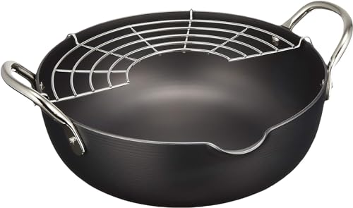 リバーライト 極JAPAN 鉄製 天ぷら鍋 M 2.4L 窒化鉄 窒化加工 IH対応 サビにくい 日本製 J1324の通販は