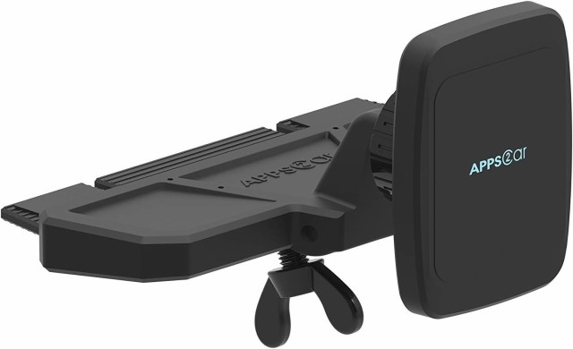 磁気ユニバーサルCDスロット車載電話マウント、APPS2カーCDプレーヤーCD電話ホルダー 車載用 iPhone12/11Pro/Xs MAX/XR/8、Galaxy S10/S1