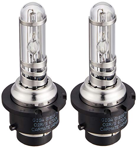 カーメイト 車用 HID ヘッドライト GIGA デュアルクス2 純正交換 D2R / D2S 共通 6700K 3000lm 車検対応 3年保証 GXB267N