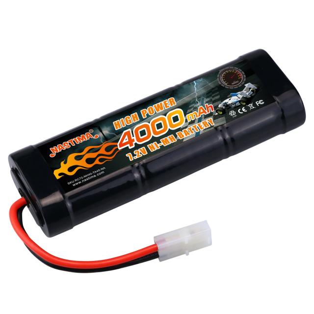 NASTIMA 7.2v ニッケル水素バッテリー 4000mAh タミヤ交換 ラジコン