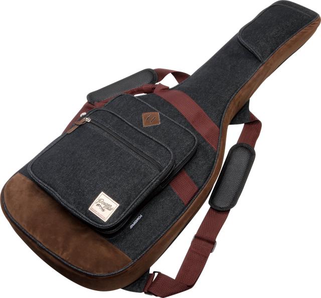 Ibanez(アイバニーズ) ”個性と遊び心”がコンセプトのエレキギター用バッグ 保護クッション装備 (デニム調生地 ブラック) IGB541D-BK