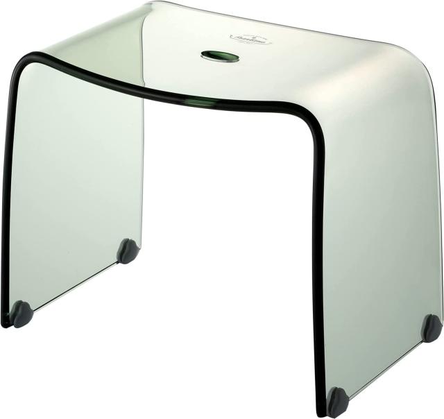 リス 風呂椅子 フランクタイム クリアグリーン バスチェアー L 高さ 30cm