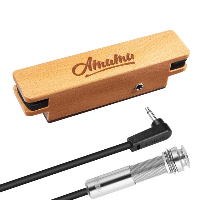 Amumu SP31 Passive Neodymium Magnetic Soundhole Pickup for Acoustic Guitar
