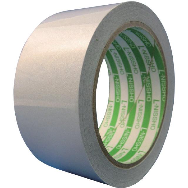 日東エルマテ 再帰反射テープ 200mmX10m ホワイト HT-200W 反射テープ