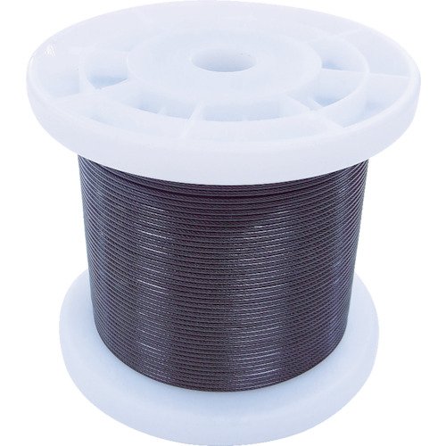 ニッサチェイン 黒コーティングワイヤロープ 1.5mm×100m TSY15VBK