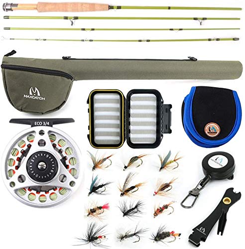 M MAXIMUMCATCH Maxcatch Ultra-lite 山岳渓流用フライロッド 1/2/3ウェイト カーボンロッド フライフィッシングために設計された（7’ 3w