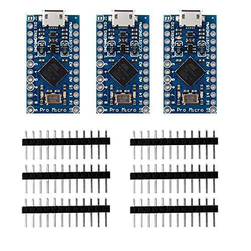 KOOKYE Pro Micro基板 Atmel mega 32U4 5V/16MHz Module Board マイクロコントローラーボード Arduino互換 Leonardo Replace Atmel mega の通販は