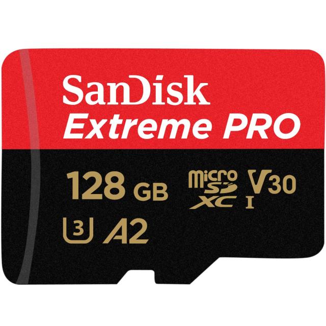 microSDXC 128GB SanDisk サンディスク Extreme PRO UHS-1 U3 V30 4K Ultra HD 対応 SDアダプター付 [並行輸入品]