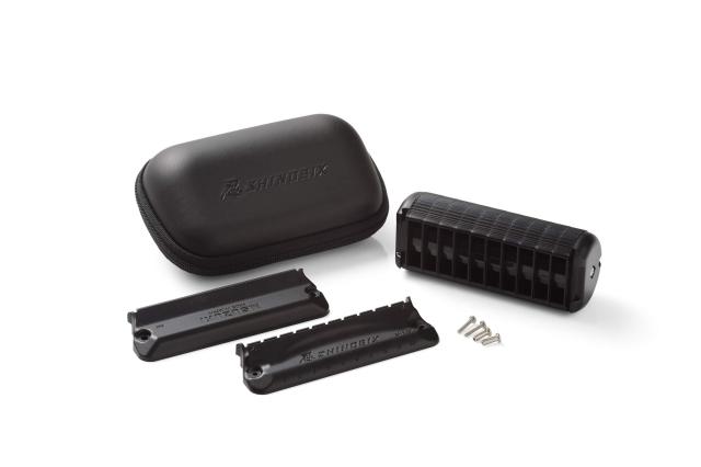 SUZUKI スズキ 忍SHINOBIX 10穴ハーモニカ ユーザーズセット (サイレンサー/上下ハーモニカカバー/カバー留めネジ/セミハードケース) SNB