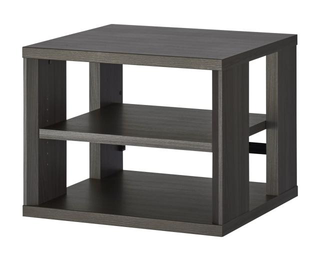 ハヤミ工産 オーディオラック 棚板1枚付き 黒木目調 G-3613の通販は