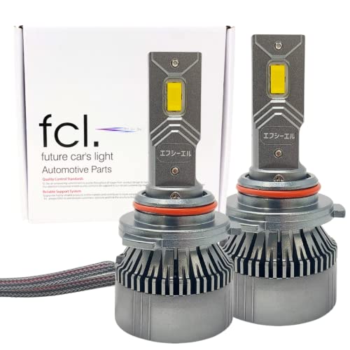 fcl.(エフシーエル) HB4 LEDヘッドライト フォグランプ バルブ ホワイト 白 7200lm ファン付き 車検対応 12V 車専用 左右分2個入り