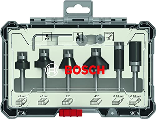 ボッシュ(BOSCH) ルーター・トリマービットセット(6種・6本入) 2607017468