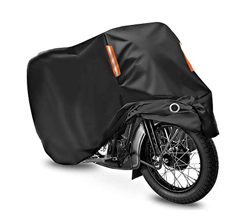 バイクカバー バイク車体カバー バイク中型 3L 原付 防水耐熱超撥水 丈夫な厚手生地（245*95*125cm）の通販は
