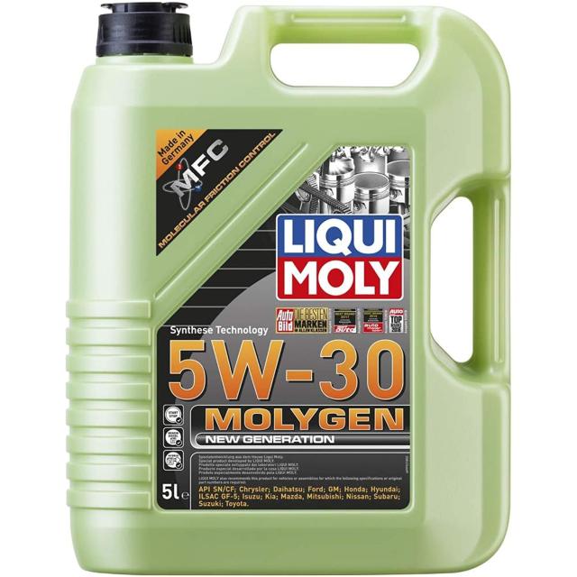LIQUIMOLY MOLY(リキモリ) 4輪車用エンジンオイル Molygen New Generation 5W-30 | モリジェンニュージェネレーション 5L 水素化分解合成