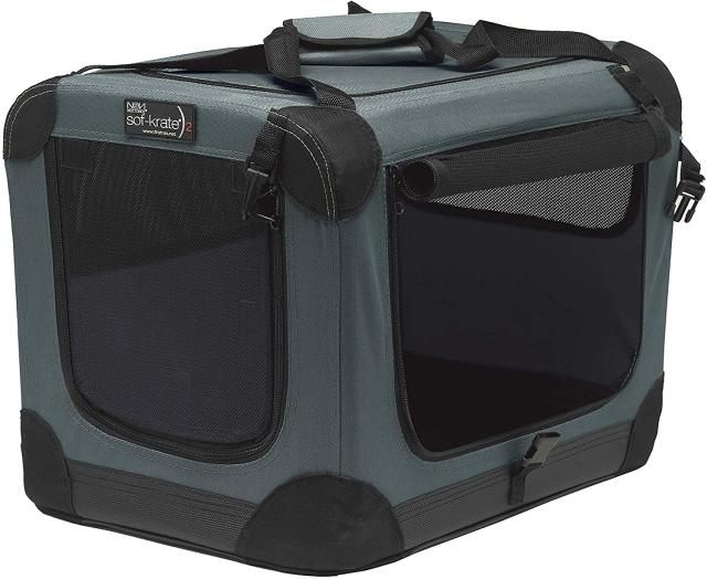 ファーストラックス (FIRSTRAX) ソフ-クレート n2 グレー Sサイズ ペット用クレート初の防災製品等推奨品の認証 コンパクトで簡単に組み
