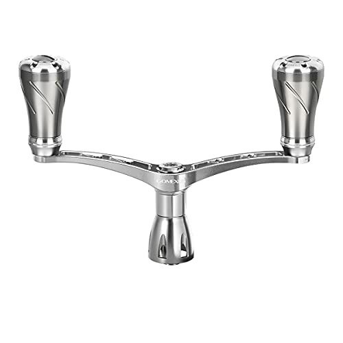 ゴメクサス CY98 リールハンドル ダイワ (Daiwa) スピニングリール対応 リール ダブルハンドル 月下美人 交換 98mm ハンドルノブ付き イ