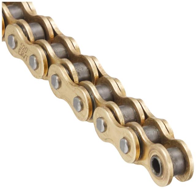 D.I.D(大同工業)バイク用チェーン 軽圧入クリップジョイント付属 520ERVT-116FB G＆G(ゴールド) X-リング 二輪 オートバイ用 358231