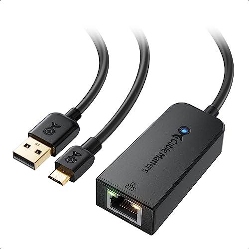 Cable Matters 有線 LAN アダプタ Micro USB LAN変換アダプタ Fire TV