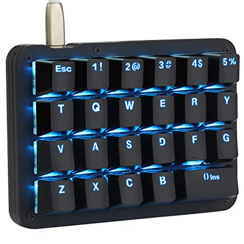 Koolertron 片手キーボード マクロキーボード ゲーミングキーボード メカニカルキーボードバックライト カスタマイズ可能 左手デバイス 2