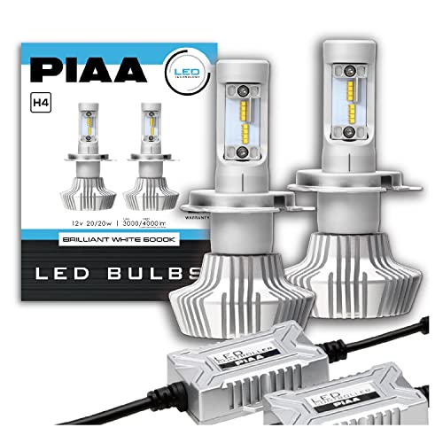 PIAA H4 LEDバルブ 6600K 3800/3000lm PIAA [LEH210] ヘッドランプ用 LEDバルブ H4 Hi-Low 6600