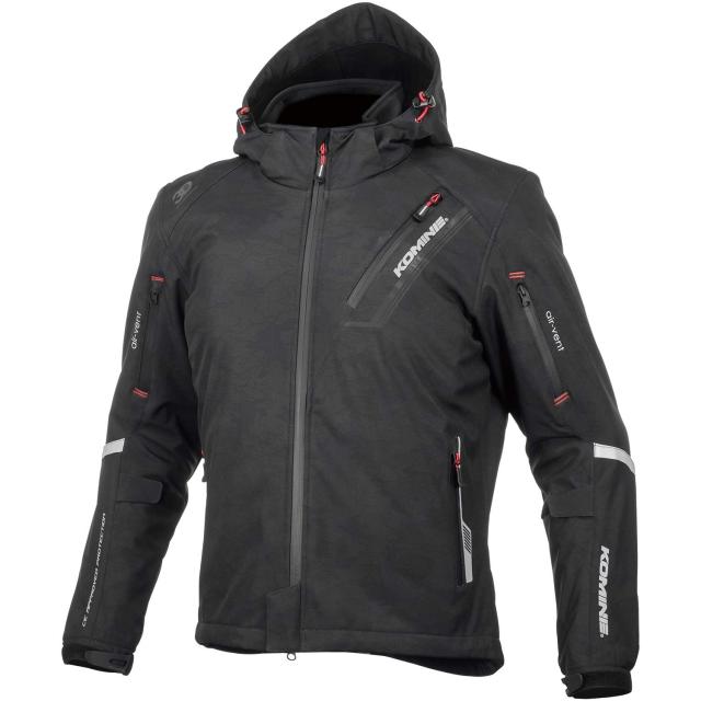 [KOMINE] バイク用 プロテクトソフトシェルウィンターパーカ-イフ JK-579 1066 秋冬春向け 防寒 CE規格レベル2 CE規格 ストレッチ素材 防