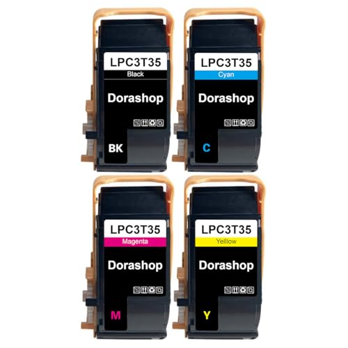 Amazon.co.jp限定】エプソン用 LPC3T35 互換トナーBK/C/M/Y 「4色セット」