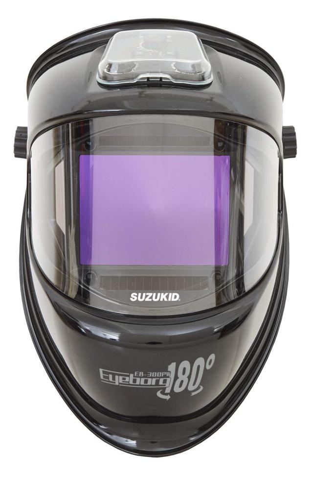SUZUKID 液晶式自動遮光溶接面 アイボーグ180° EB-300PW