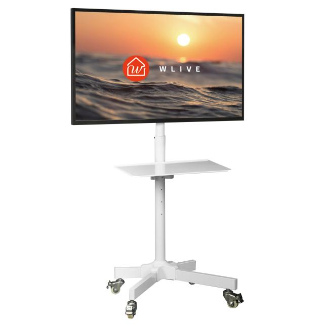 WLIVE テレビスタンド テレビ台 tvスタンド 液晶TVスタンド 23~60インチ対応 キャスター付き VESA規格対応 壁寄せ ハイタイプ 高さ角度調