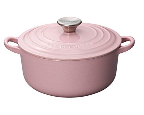 ル・クルーゼ(Le Creuset) 鋳物 ホーロー 鍋ココット・ロンド18 cmシフォンピンク ガス IH オーブン 対応 【日本正規販売品】