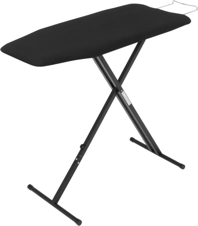 山崎実業(Yamazaki) 軽量スタンド 式アイロン台 ブラック 約W83XD37XH25〜78cm タワー tower 高さ調節 ボタンプレスゾーン スチールメッ