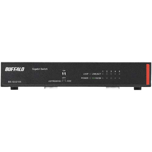 バッファロー 法人向け Giga対応 Layer2 アンマネージスイッチ 5ポート BS-GU2105