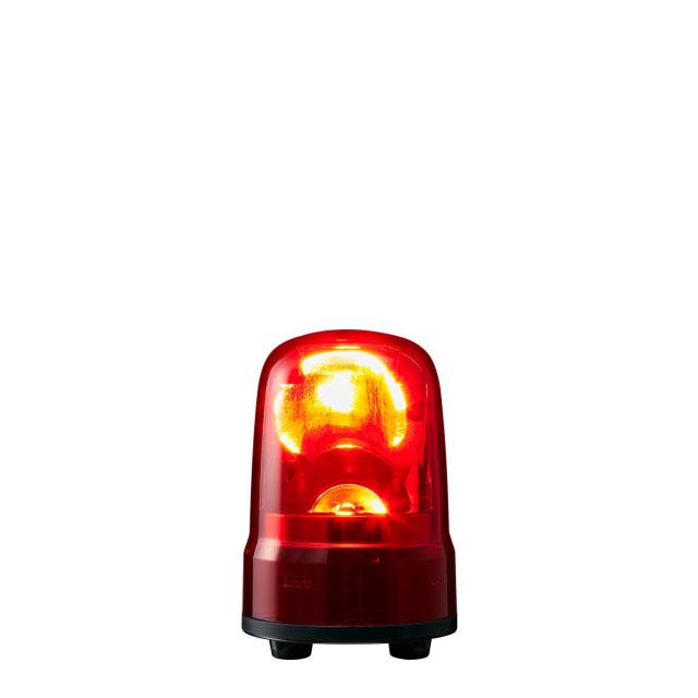 パトライト(PATLITE) 回転させる灯 SKS-M1J-R Φ80 DC12~24V 赤いこと 3点雄螺旋足開びゃく