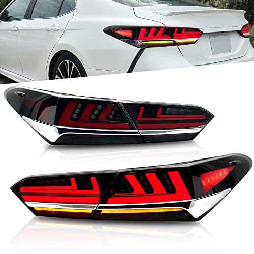 トヨタカムリ 10代目 70系 テールランプ テールライト全LED 流れるウインカー FOR TOYOTA CAMRY TAIL LIGHT 2017 2018 2019 2020 2021年